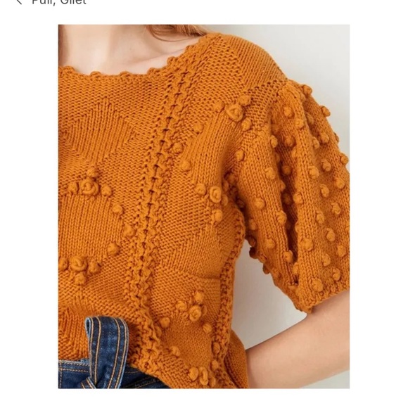 Sessùn Knit Short Sleeve Sweater - Picture 7 of 9